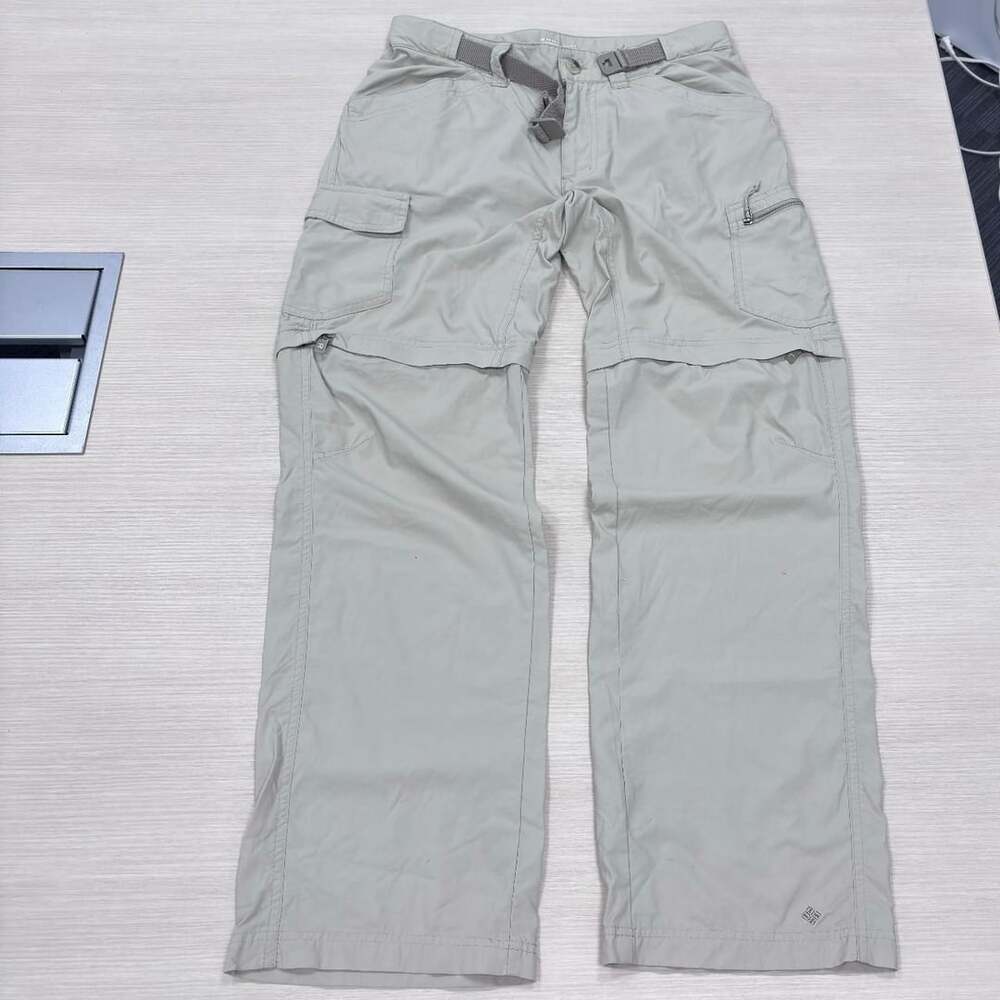 Columbia Omni-Wick Convertible Cargo Pants 30w 32l Beige Hiking